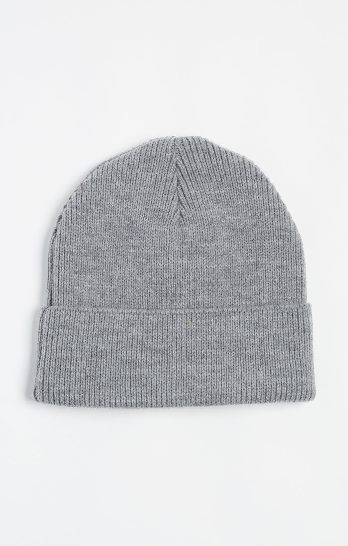 Load image into Gallery viewer, Grey Applique Cuff Beanie (1)