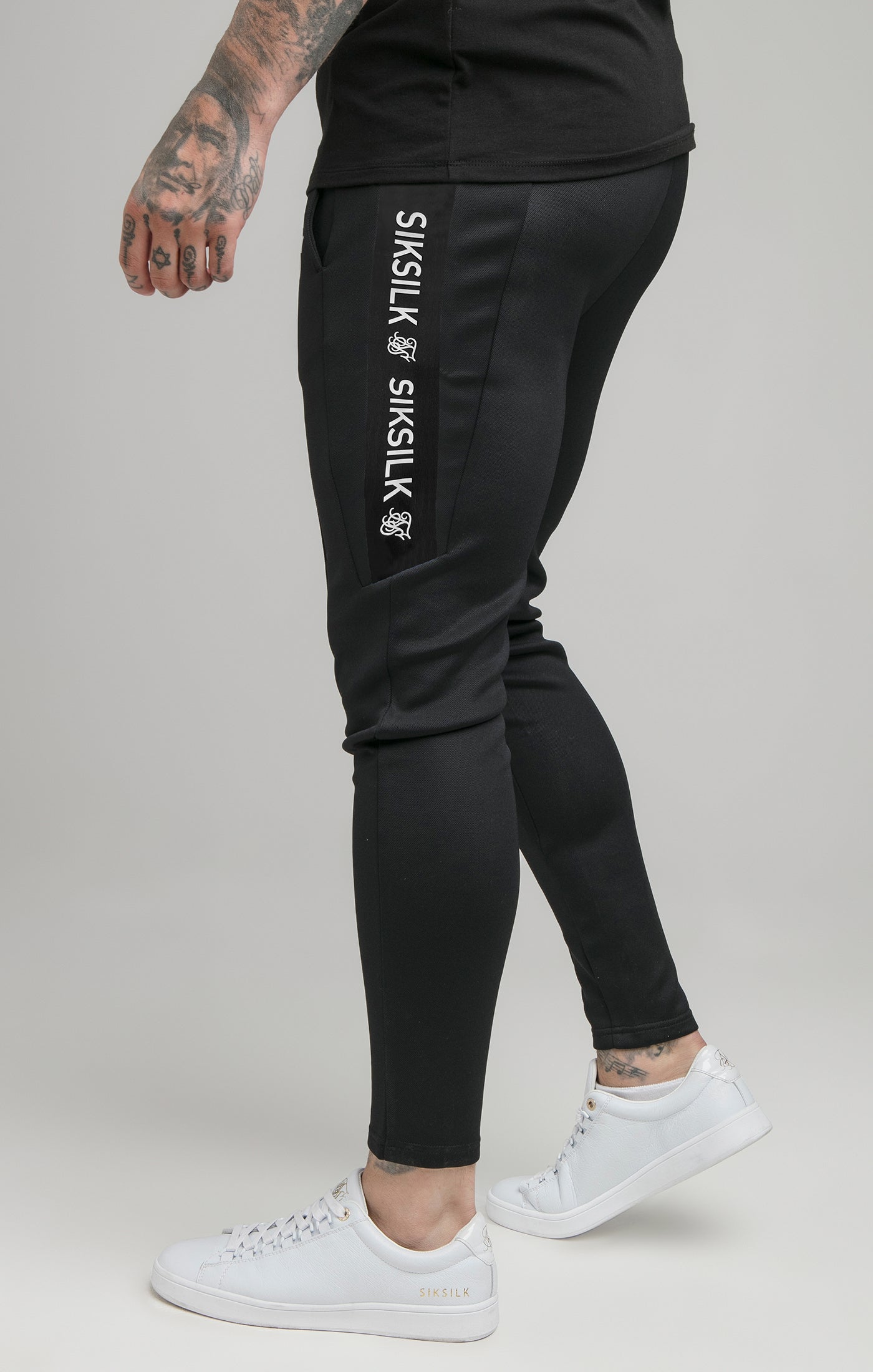 Load image into Gallery viewer, Black Heat Change Track Pant (1)