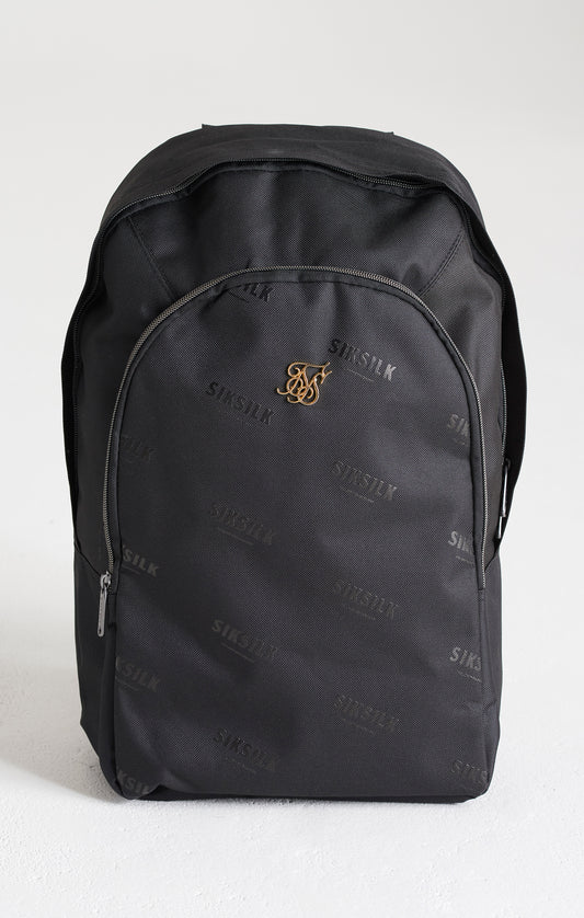 SikSilk Core Repeat Print Backpack - Black