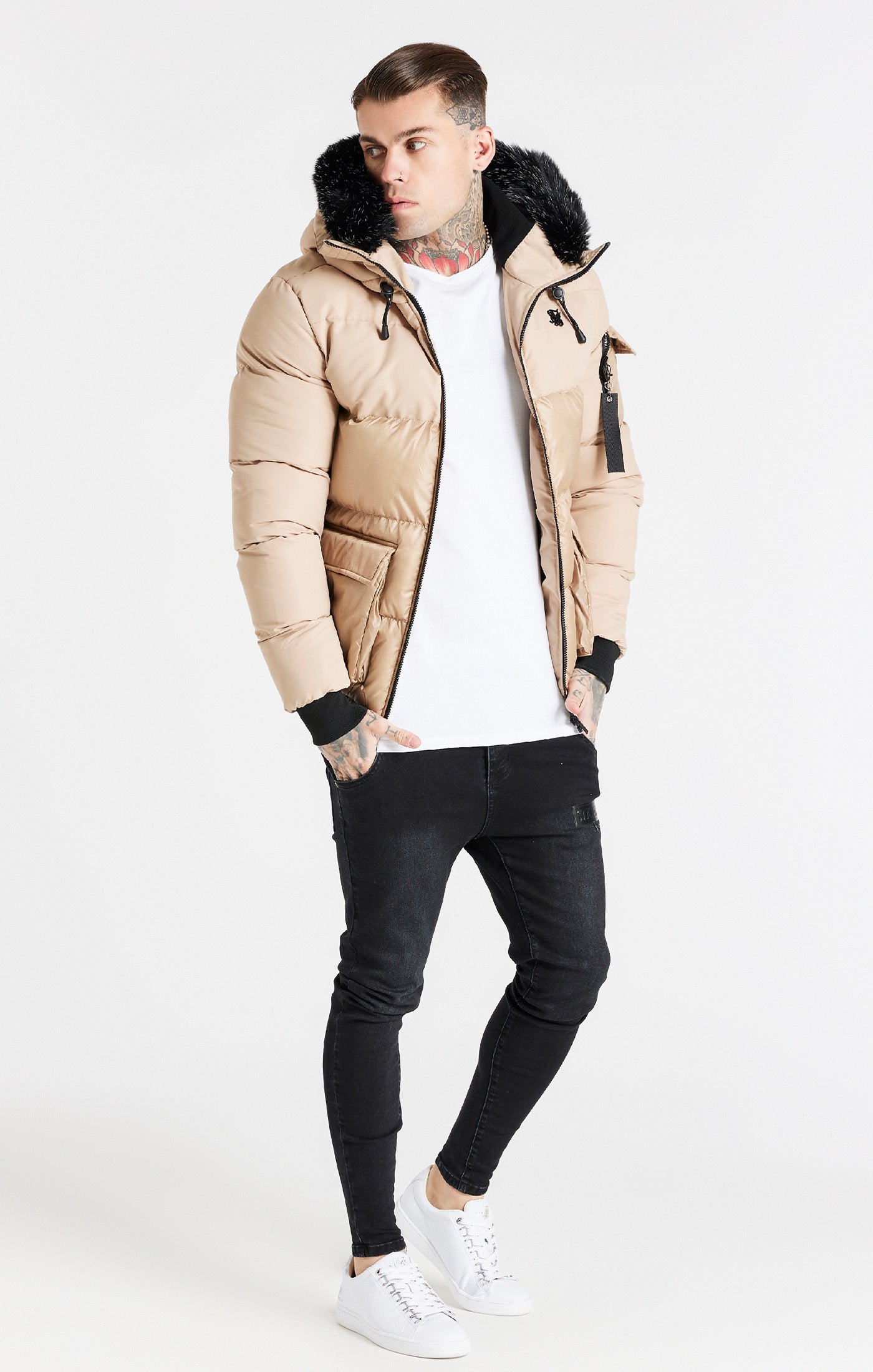 Load image into Gallery viewer, SikSilk Distance Jacket - Champagne Beige (3)