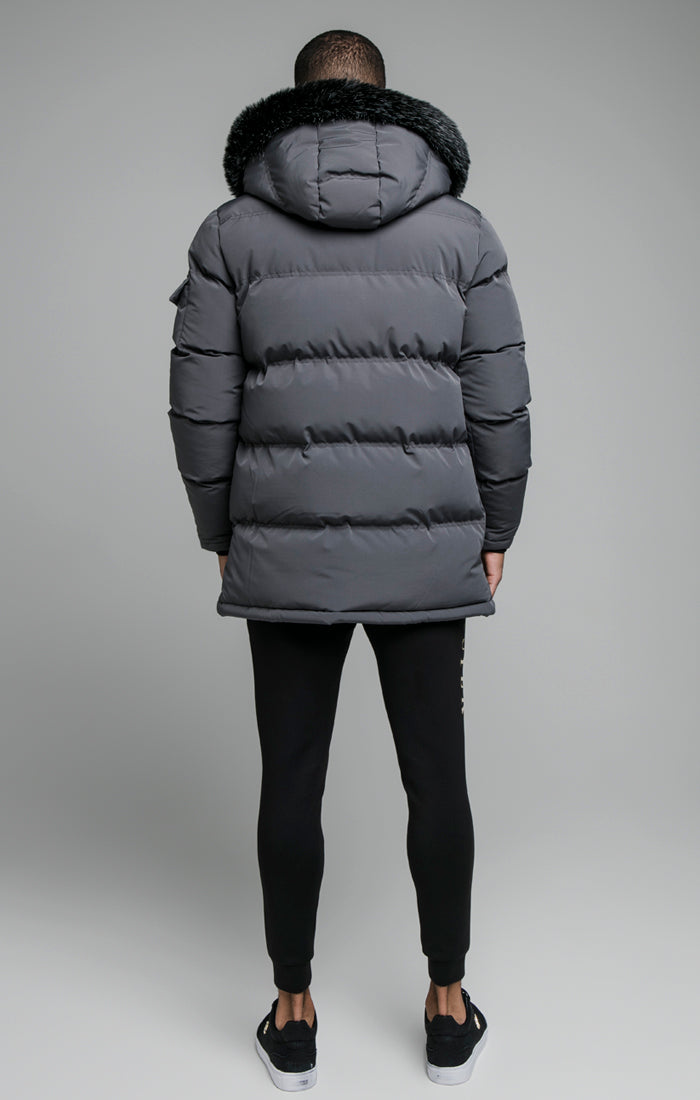 Load image into Gallery viewer, Grey Puff Parka (5)