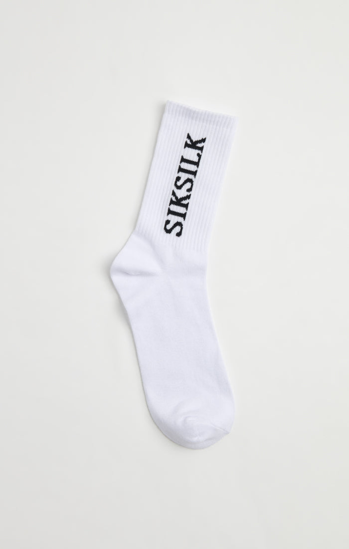 Load image into Gallery viewer, SikSilk Socks (Pack Of 5) - White (2)