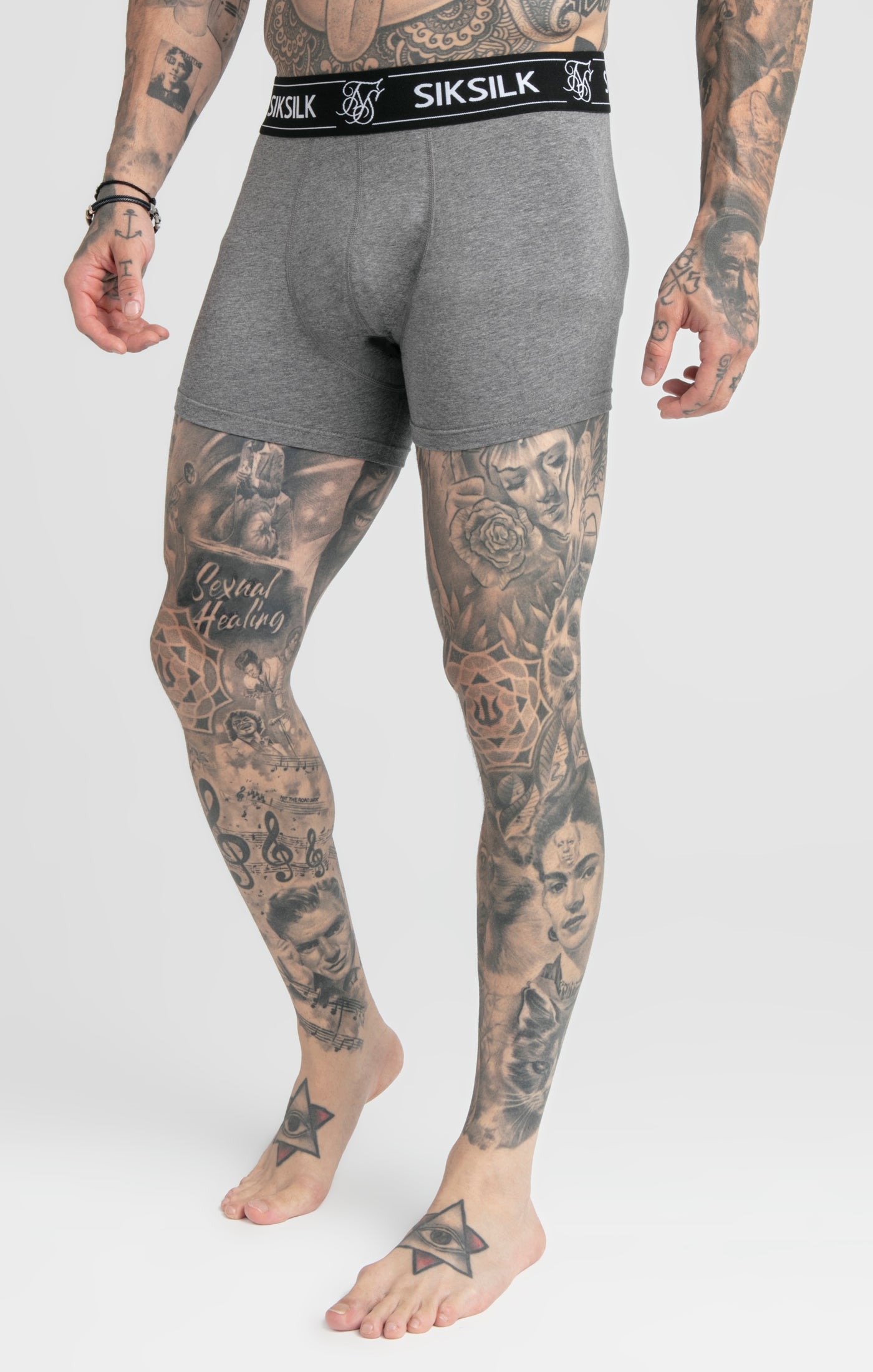 Load image into Gallery viewer, Grey Pack Of 3 Boxers (6)
