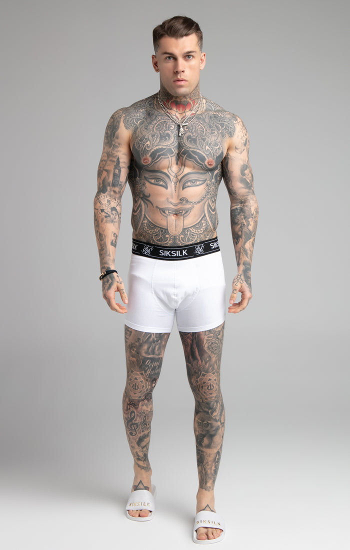 Load image into Gallery viewer, White Pack Of 3 Boxers (5)