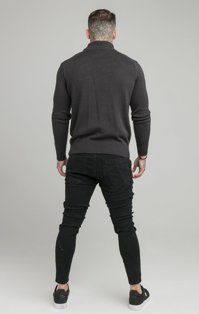 Load image into Gallery viewer, Grey Turtle Neck Jumper (4)