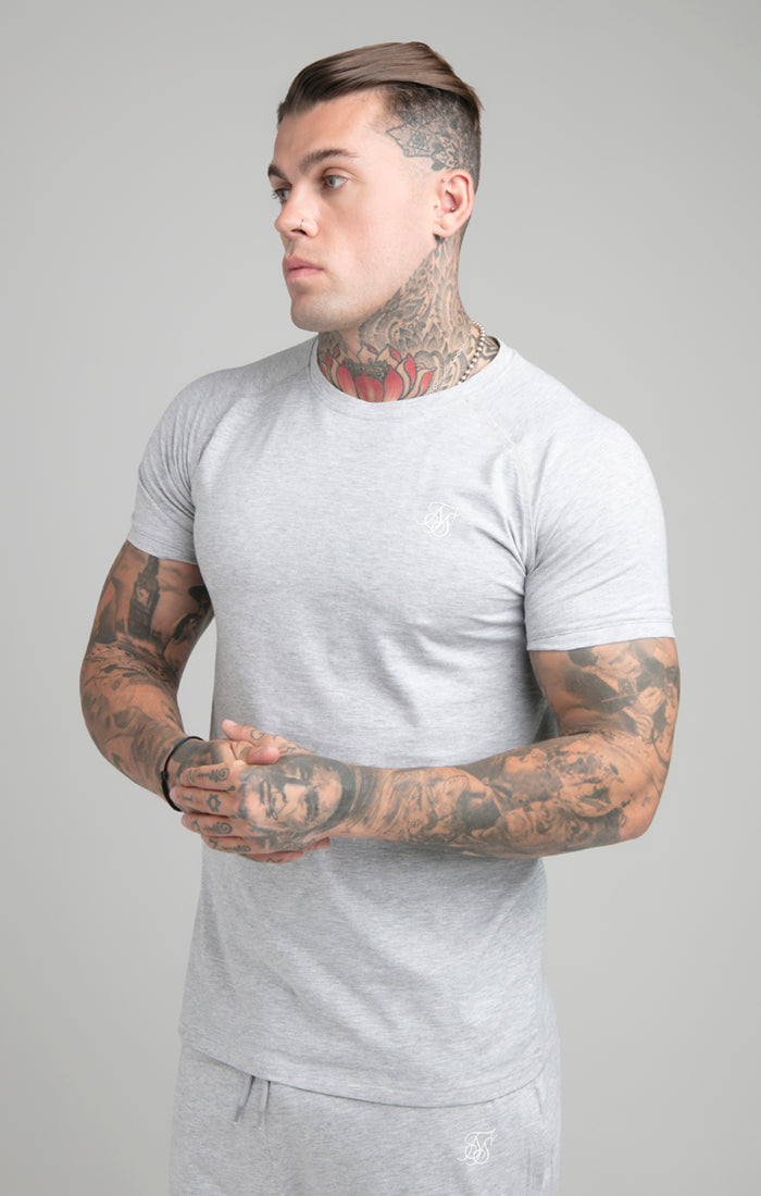 Load image into Gallery viewer, Grey Marl Short And T-Shirt Twin Set (6)