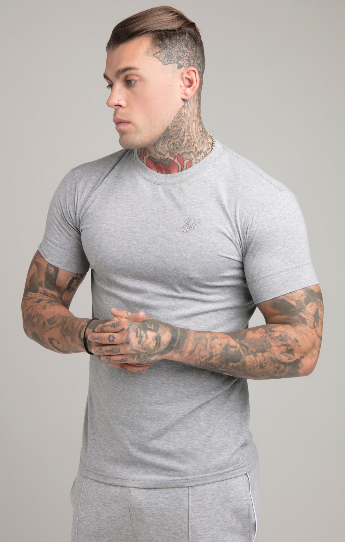 Load image into Gallery viewer, Grey Marl Smart T-Shirt