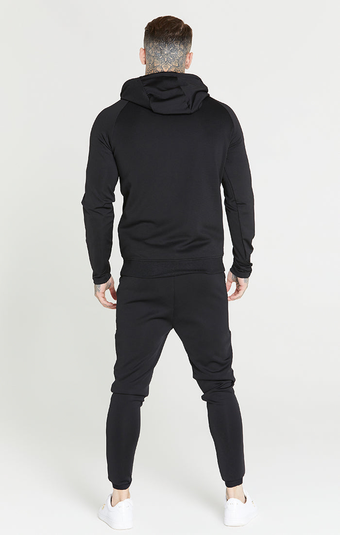 Load image into Gallery viewer, Black Overhead Retro Sports Hoodie (4)