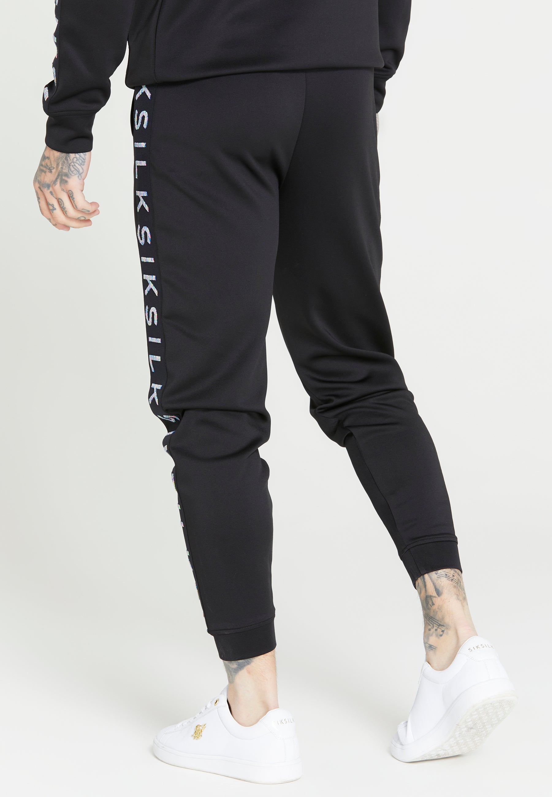 Load image into Gallery viewer, Black Runner Track Pant (2)