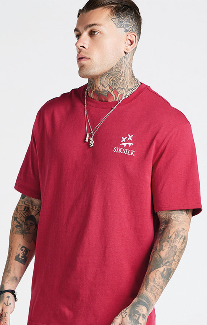 Load image into Gallery viewer, SikSilk X Steve Aoki Oversized Tee - Pink