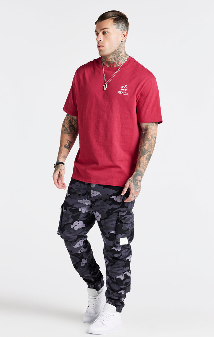 Load image into Gallery viewer, SikSilk X Steve Aoki Oversized Tee - Pink (1)