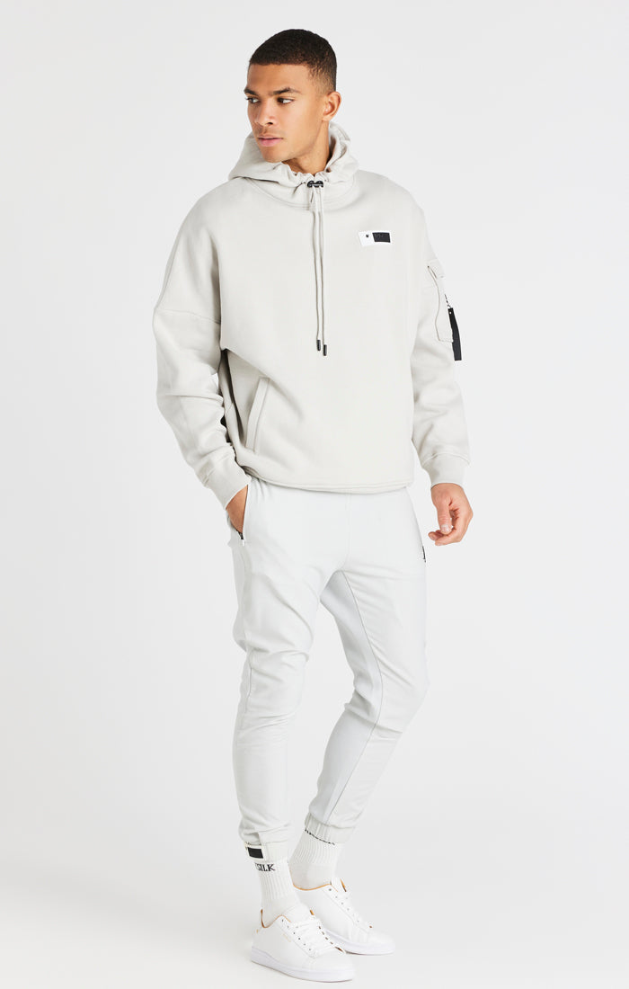 Load image into Gallery viewer, Grey Toggle Cord Oversized Hoodie (5)