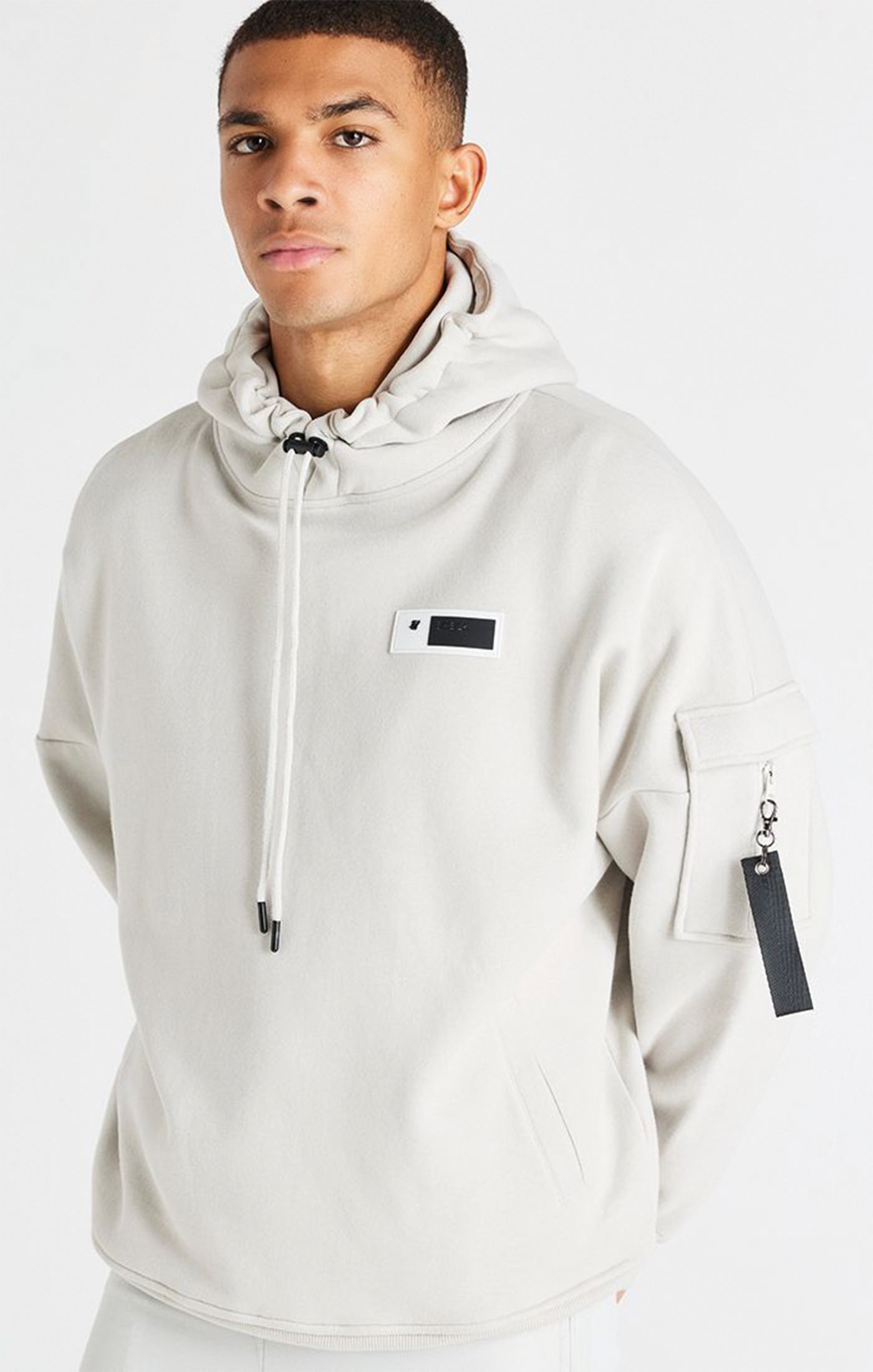 Load image into Gallery viewer, Grey Toggle Cord Oversized Hoodie