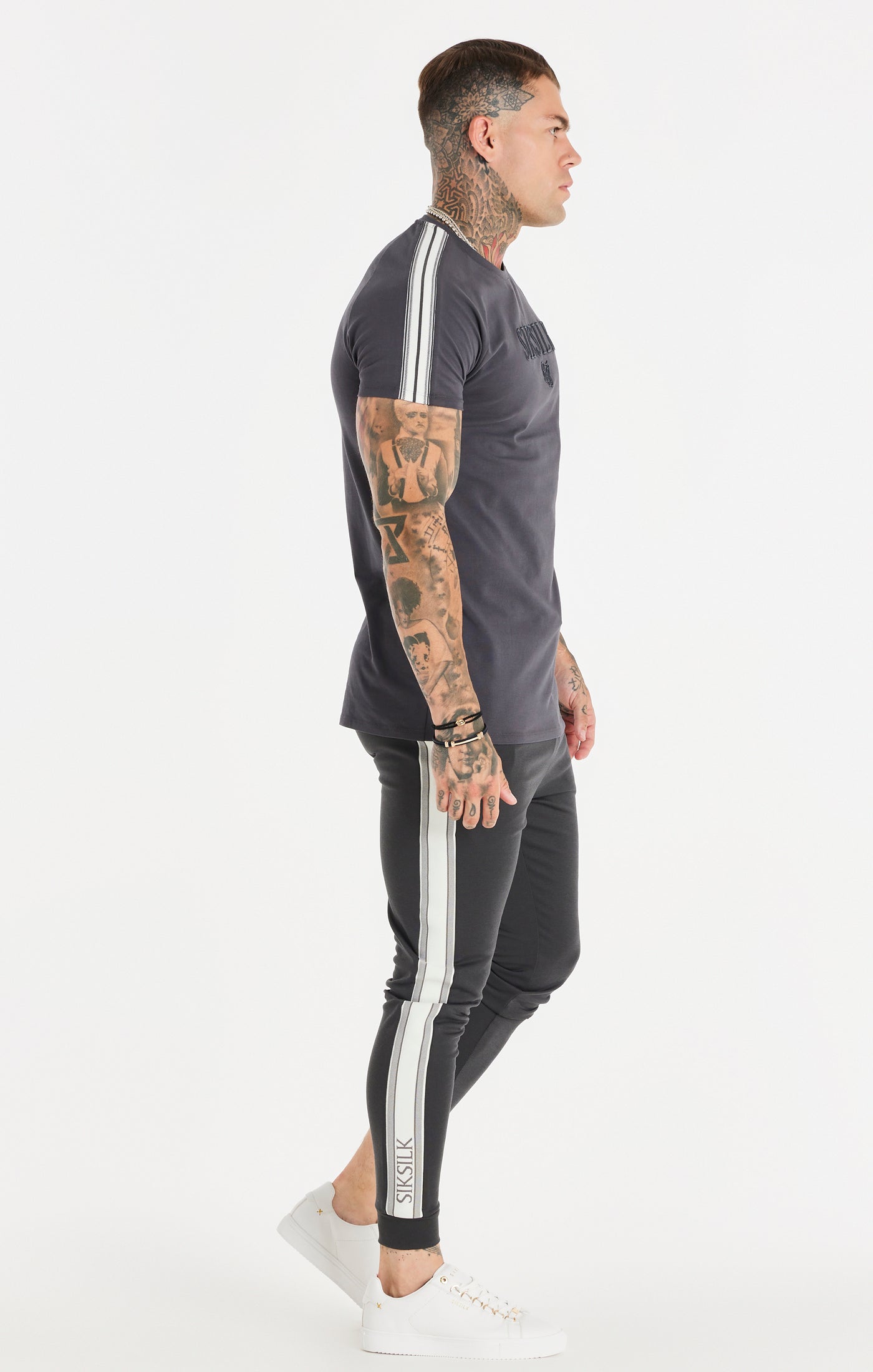 Load image into Gallery viewer, SikSilk Elevate Tape Pants - Grey (6)