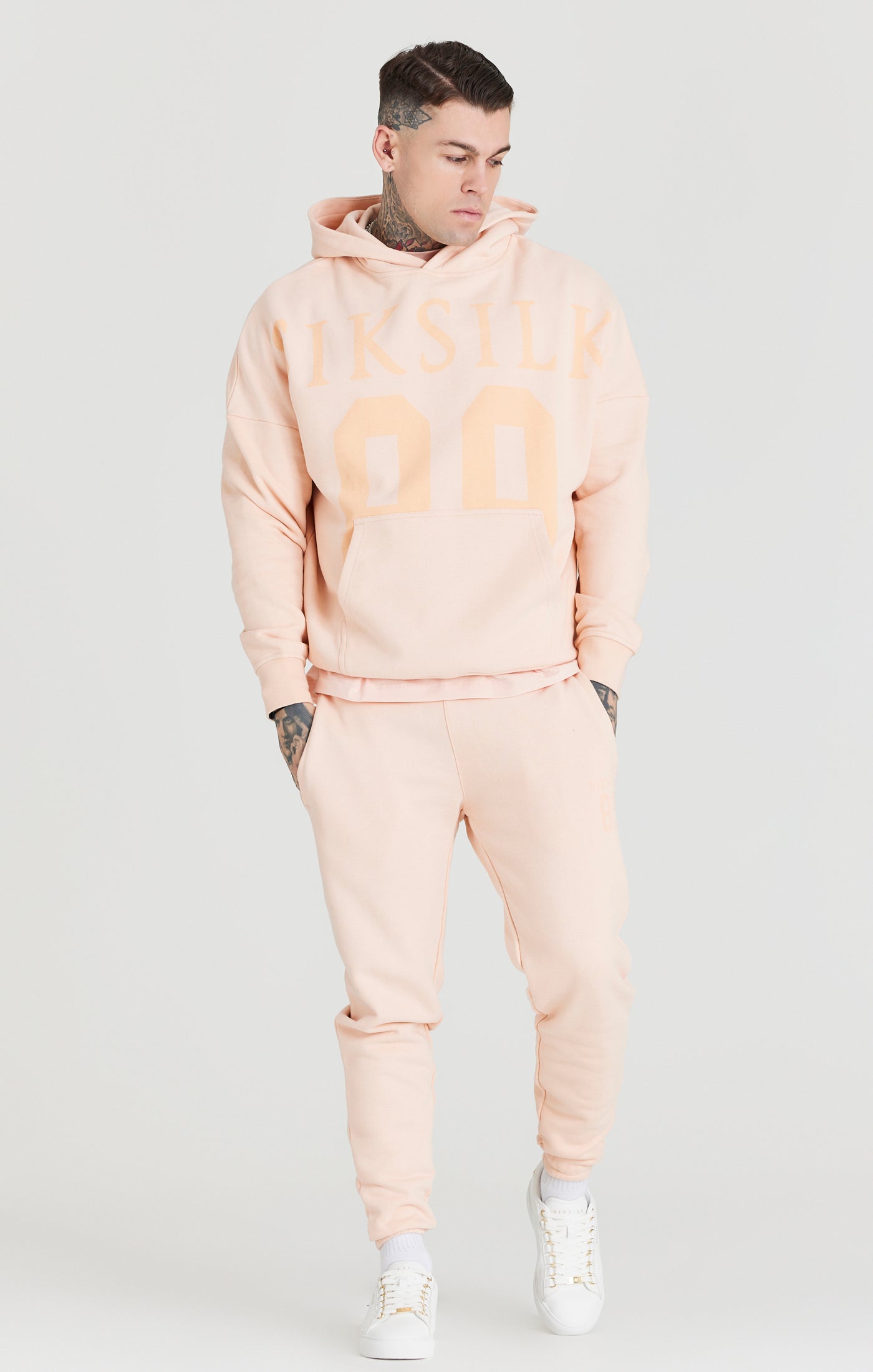 Load image into Gallery viewer, Pink Relaxed Fit Overhead Hoodie (1)