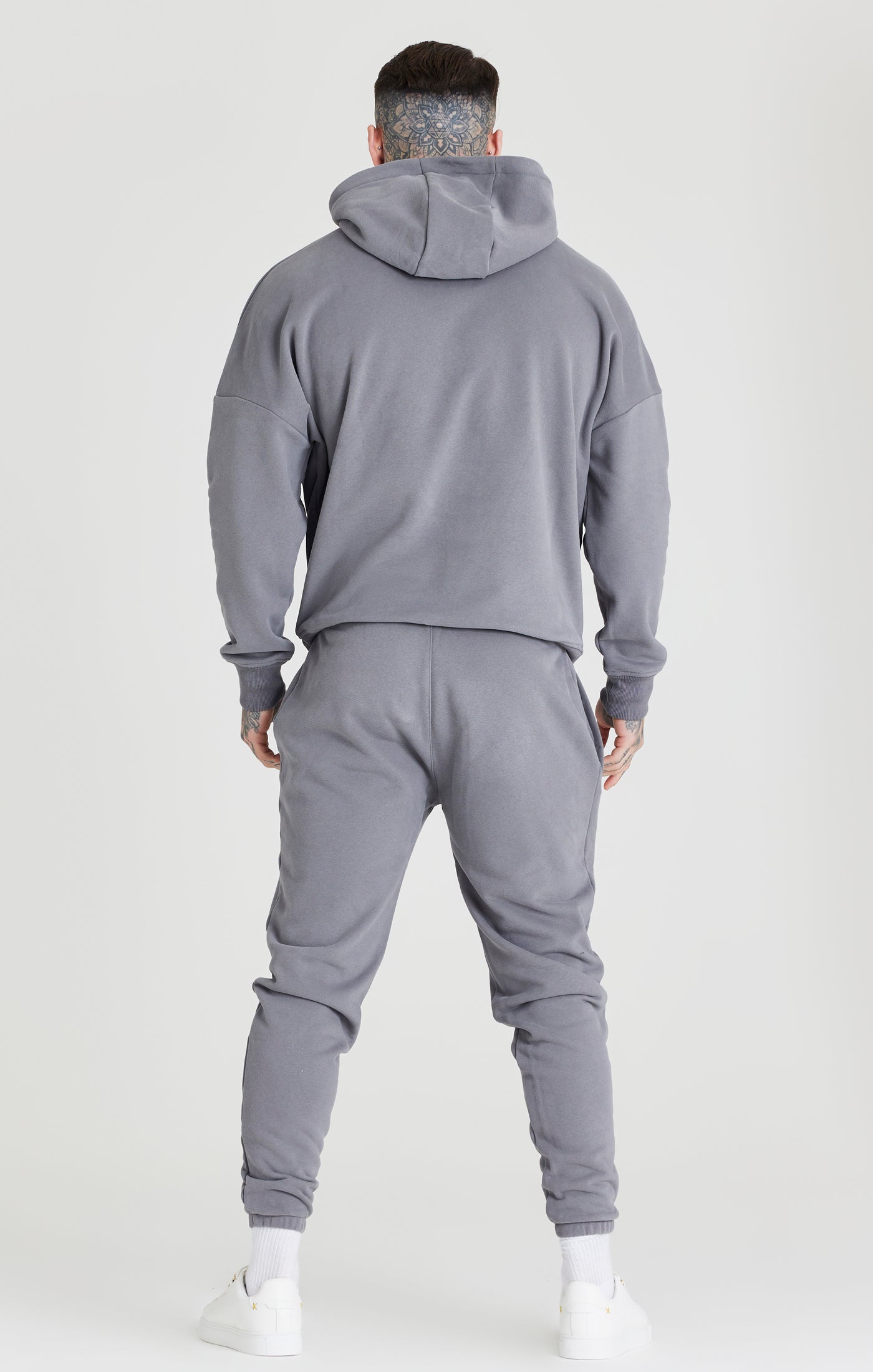 Load image into Gallery viewer, Grey Relaxed Fit Overhead Hoodie (3)