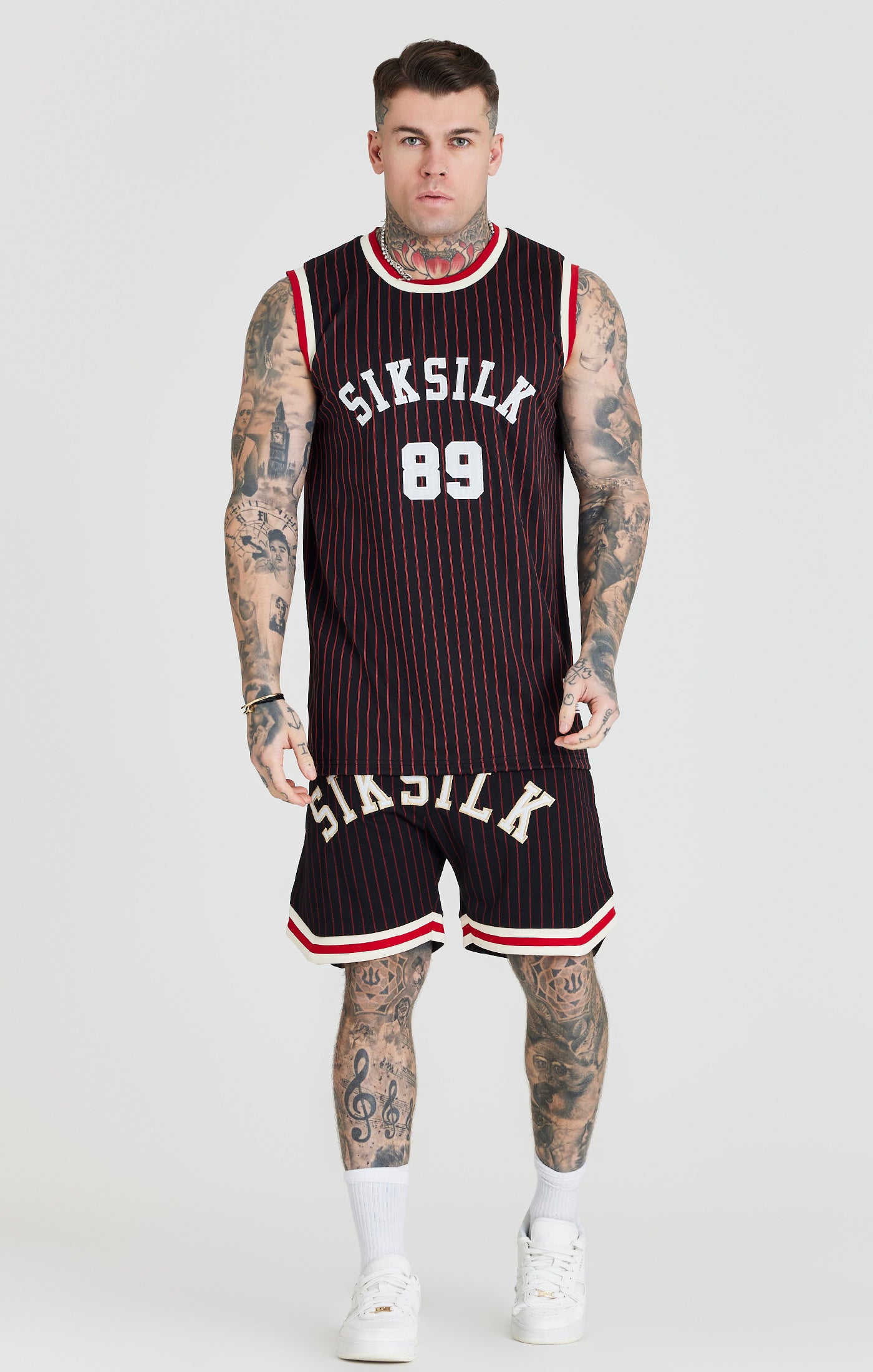 Load image into Gallery viewer, Black Retro Classic Basketball Vest (5)