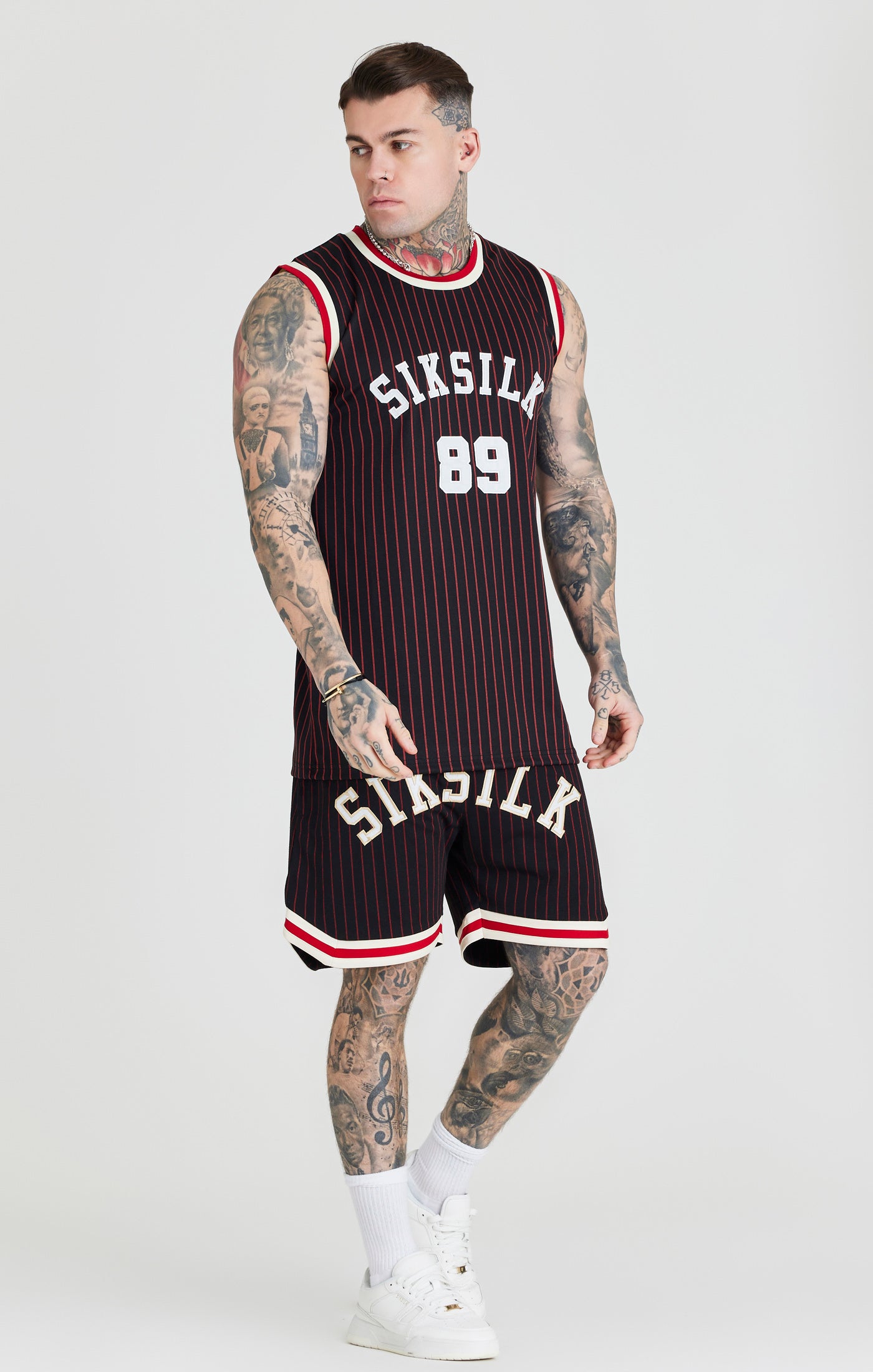 Load image into Gallery viewer, Black Retro Classic Basketball Vest (3)