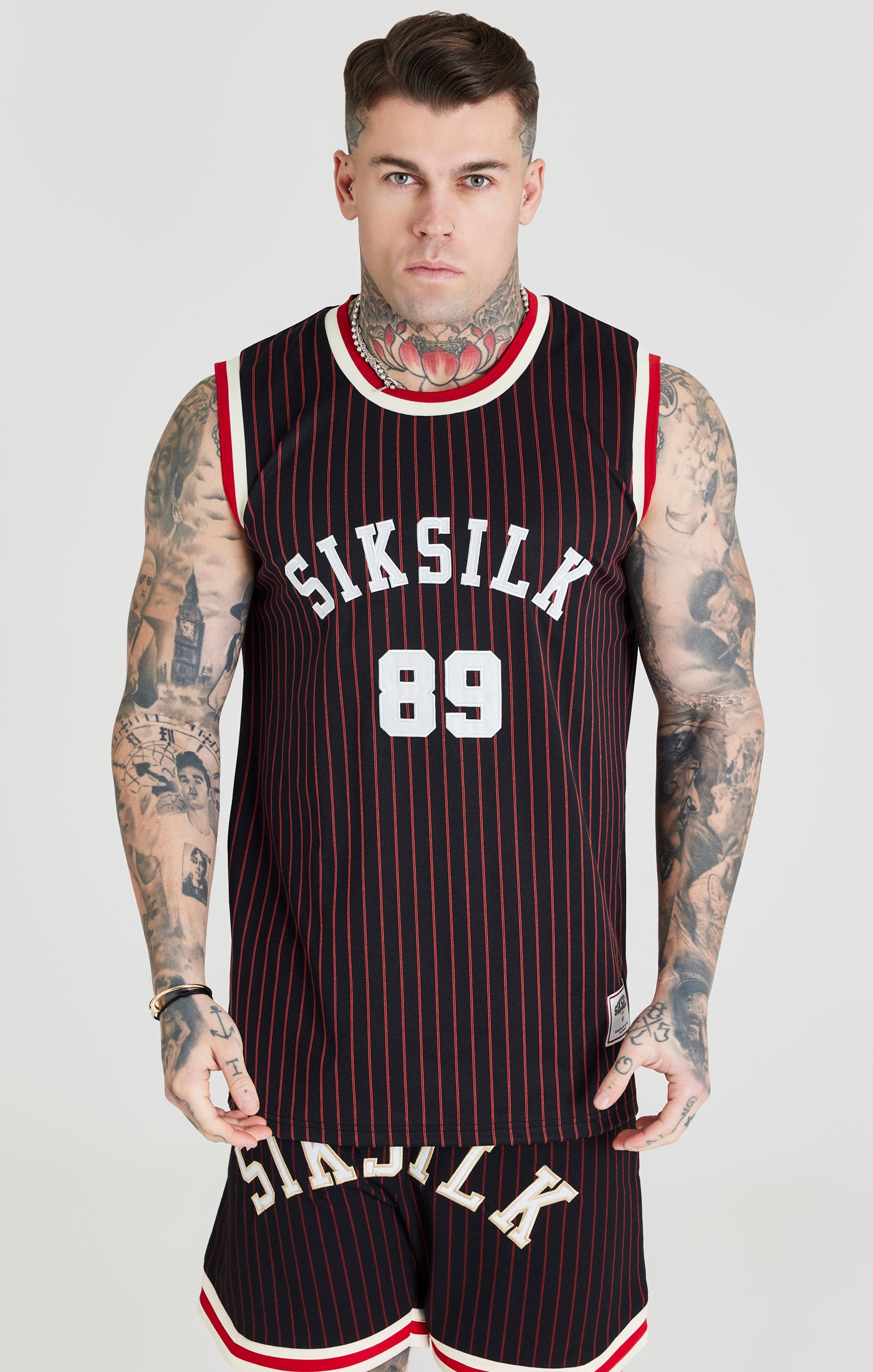 Load image into Gallery viewer, Black Retro Classic Basketball Vest (1)