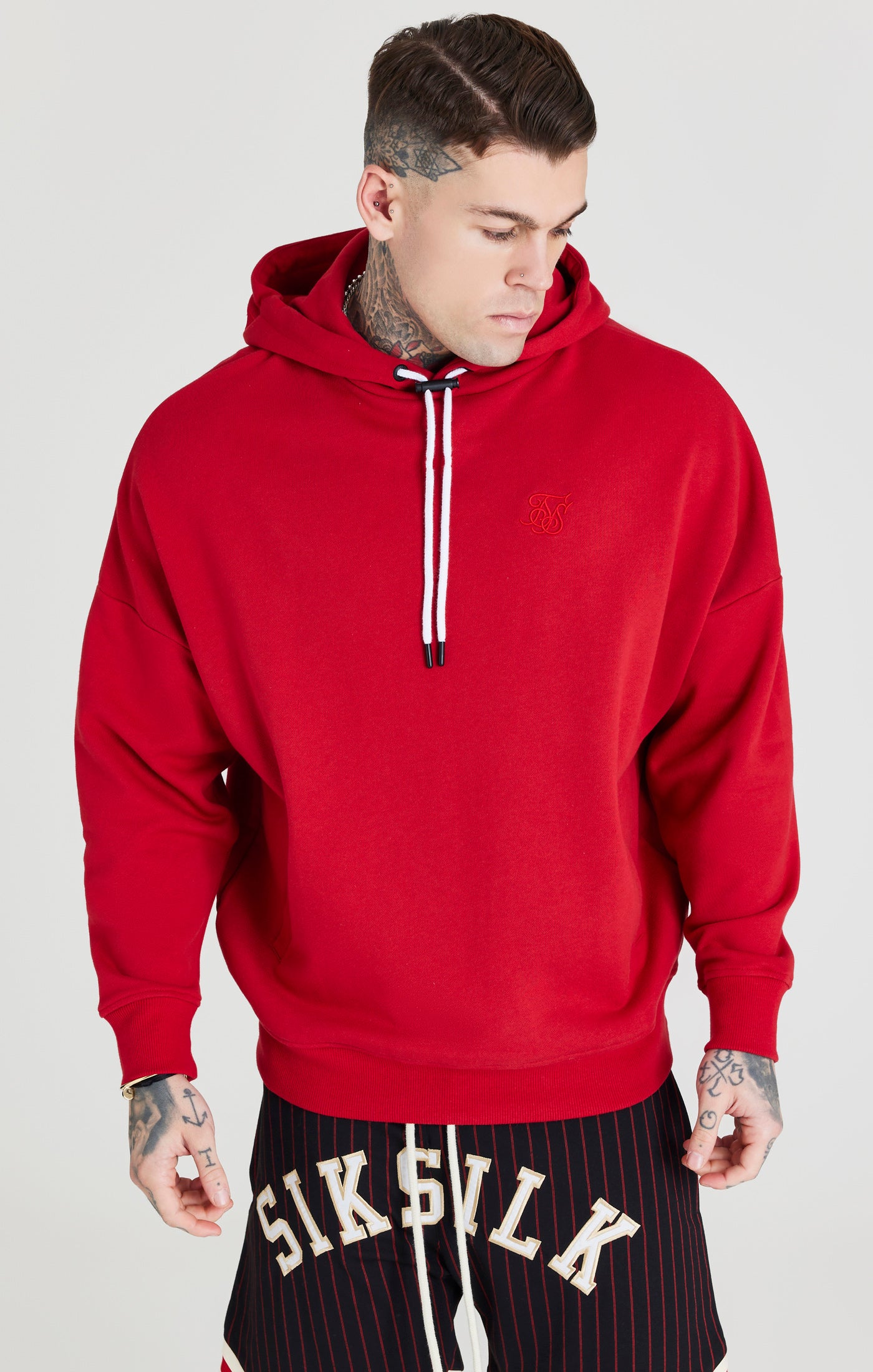 Load image into Gallery viewer, Red Retro Classic Toggle Hoodie (1)