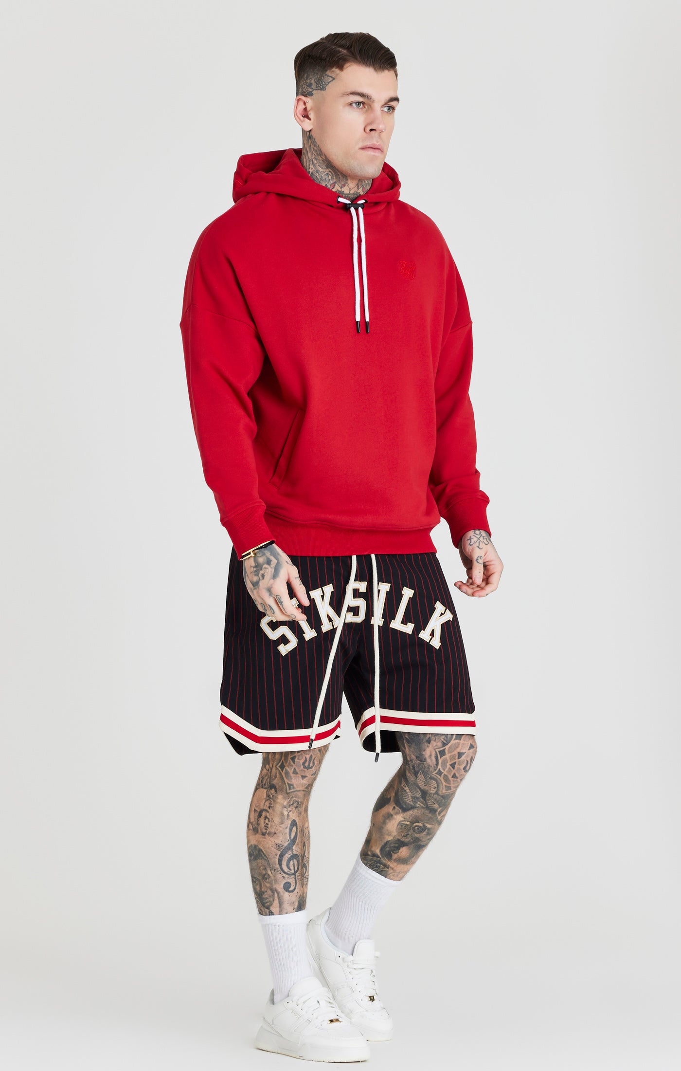 Load image into Gallery viewer, Red Retro Classic Toggle Hoodie (3)