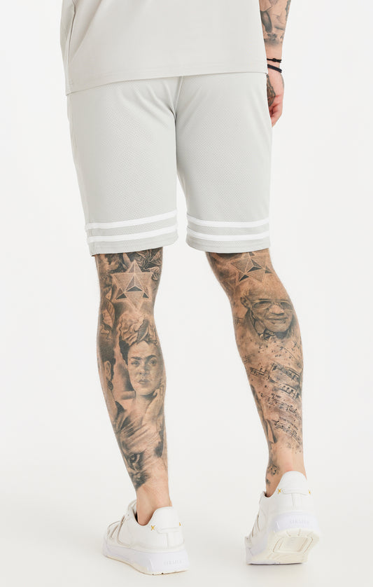 Grey Relaxed Mesh Bound Short
