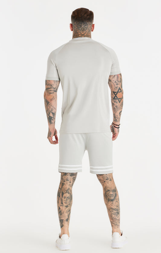 Grey Relaxed Mesh Bound Short