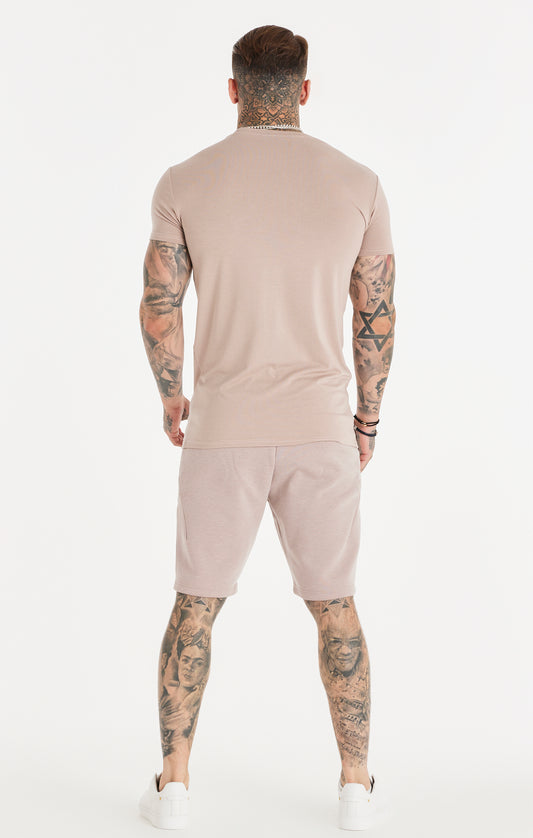 Pink Washed Textured Short
