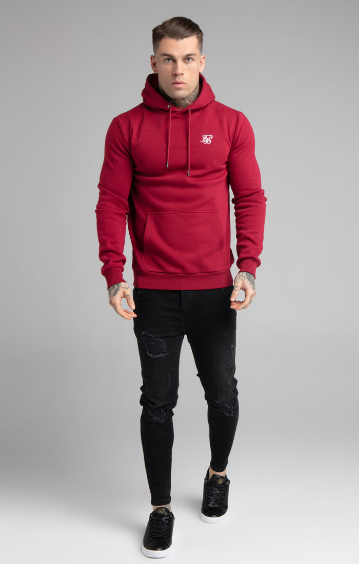 Load image into Gallery viewer, SikSilk Basic Overhead Hoodie - Red (2)