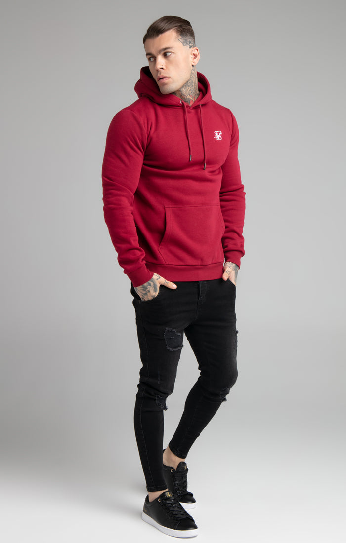 Load image into Gallery viewer, SikSilk Basic Overhead Hoodie - Red (3)