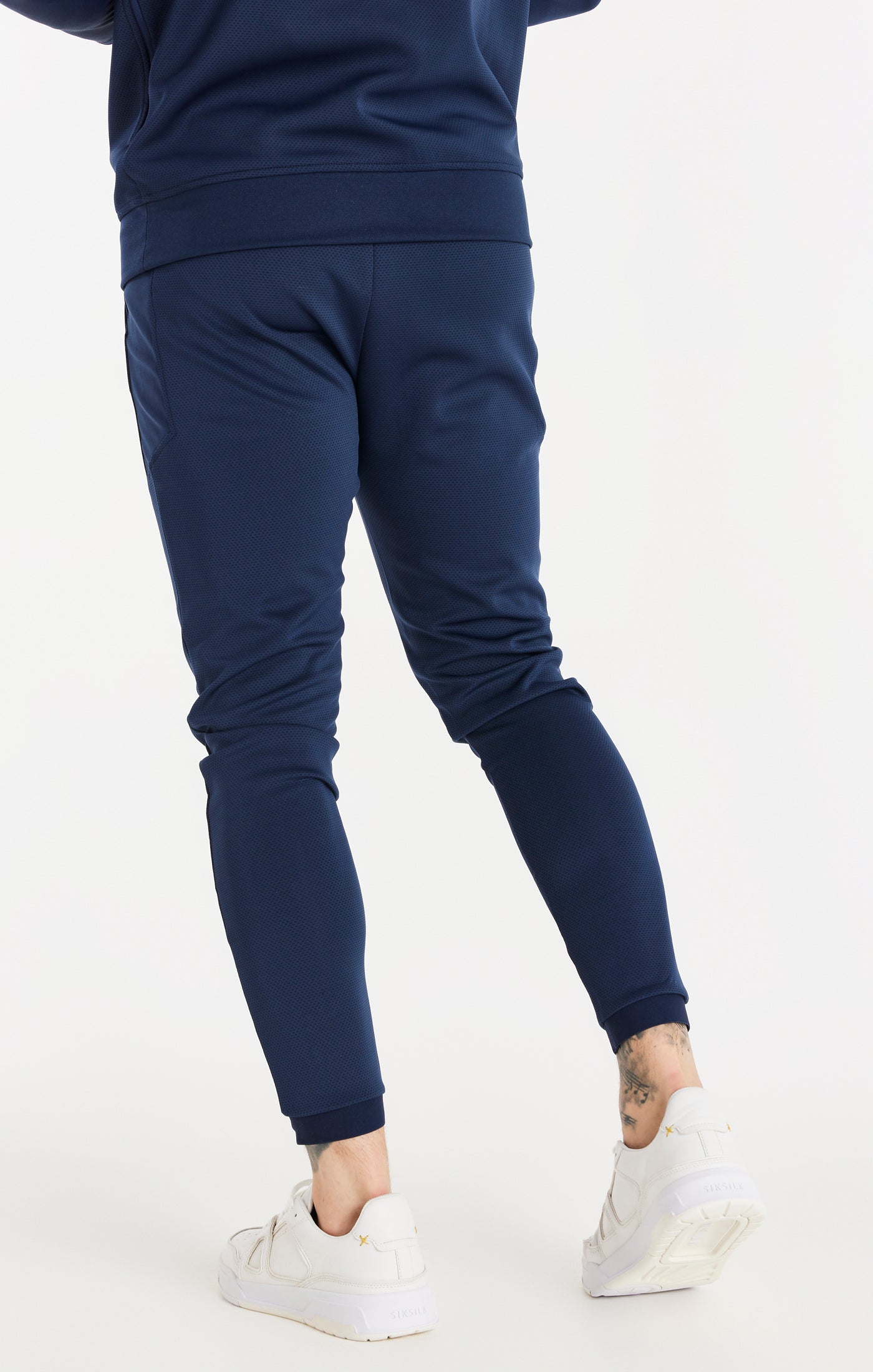 Load image into Gallery viewer, Navy Retro Sports Scope Pant (2)