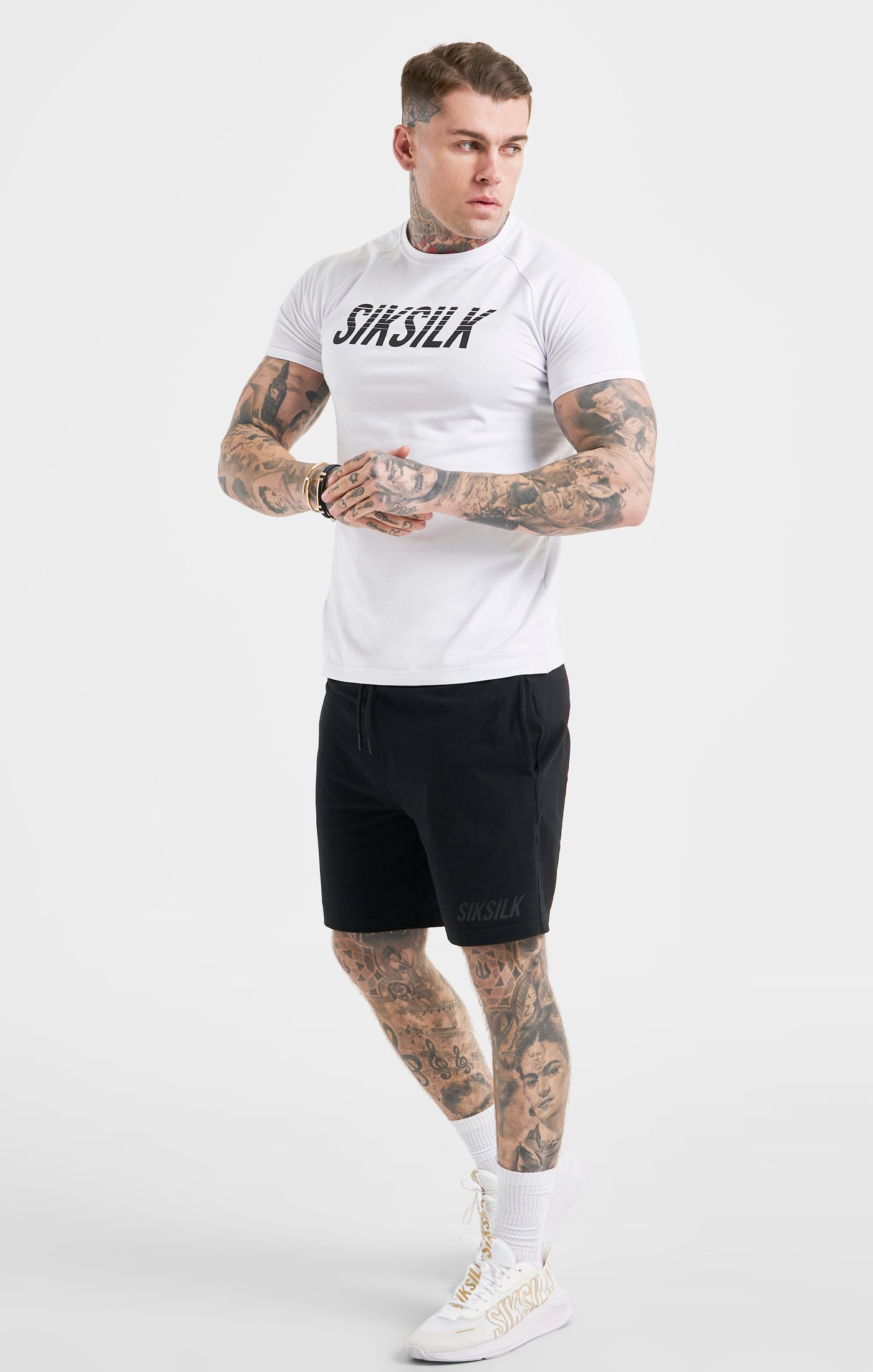 Load image into Gallery viewer, White Sports Short Sleeve T-Shirt (3)