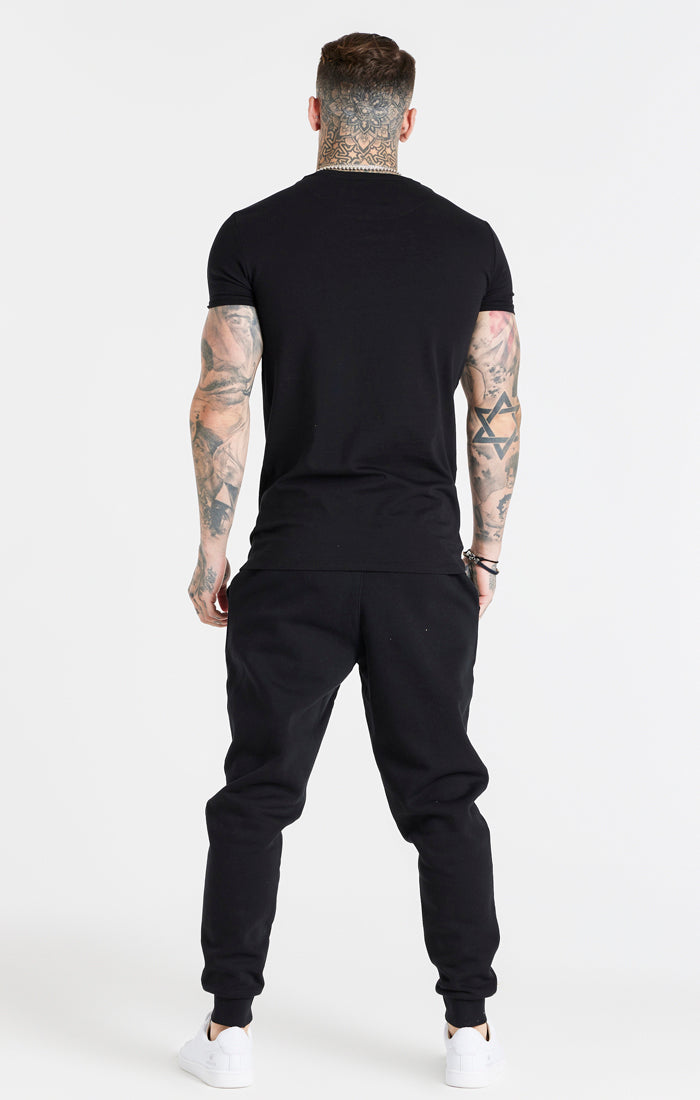Load image into Gallery viewer, Black Essential Muscle Fit T-Shirt (4)