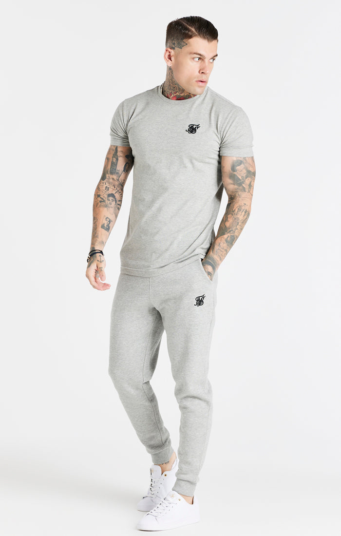 Load image into Gallery viewer, Grey Marl Essential Muscle Fit T-Shirt (3)