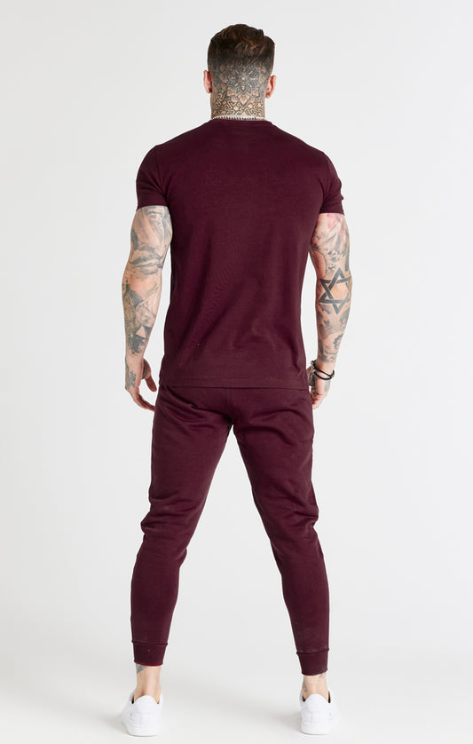 Burgundy Muscle Fit T-Shirt