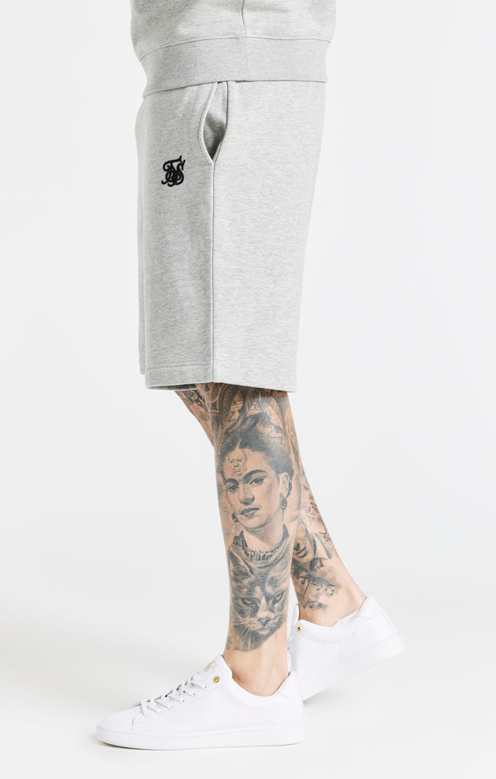 Load image into Gallery viewer, Grey Essential Embroidered Short (1)