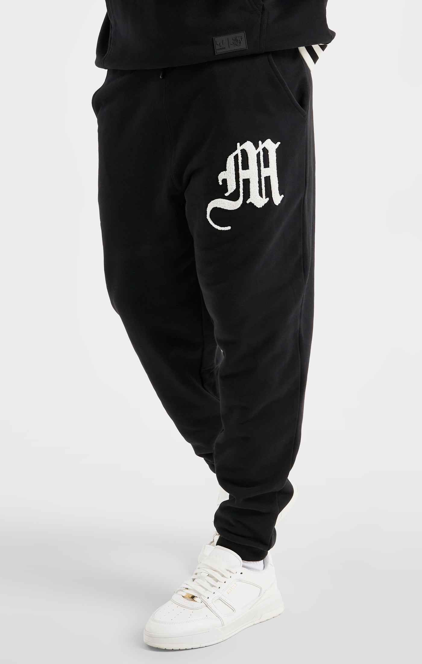 Load image into Gallery viewer, Messi x SikSilk Black Logo Pant