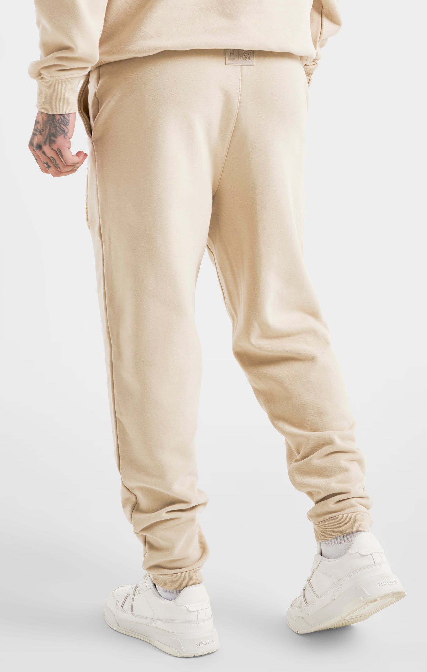 Load image into Gallery viewer, Messi x SikSilk Beige Logo Pant (3)