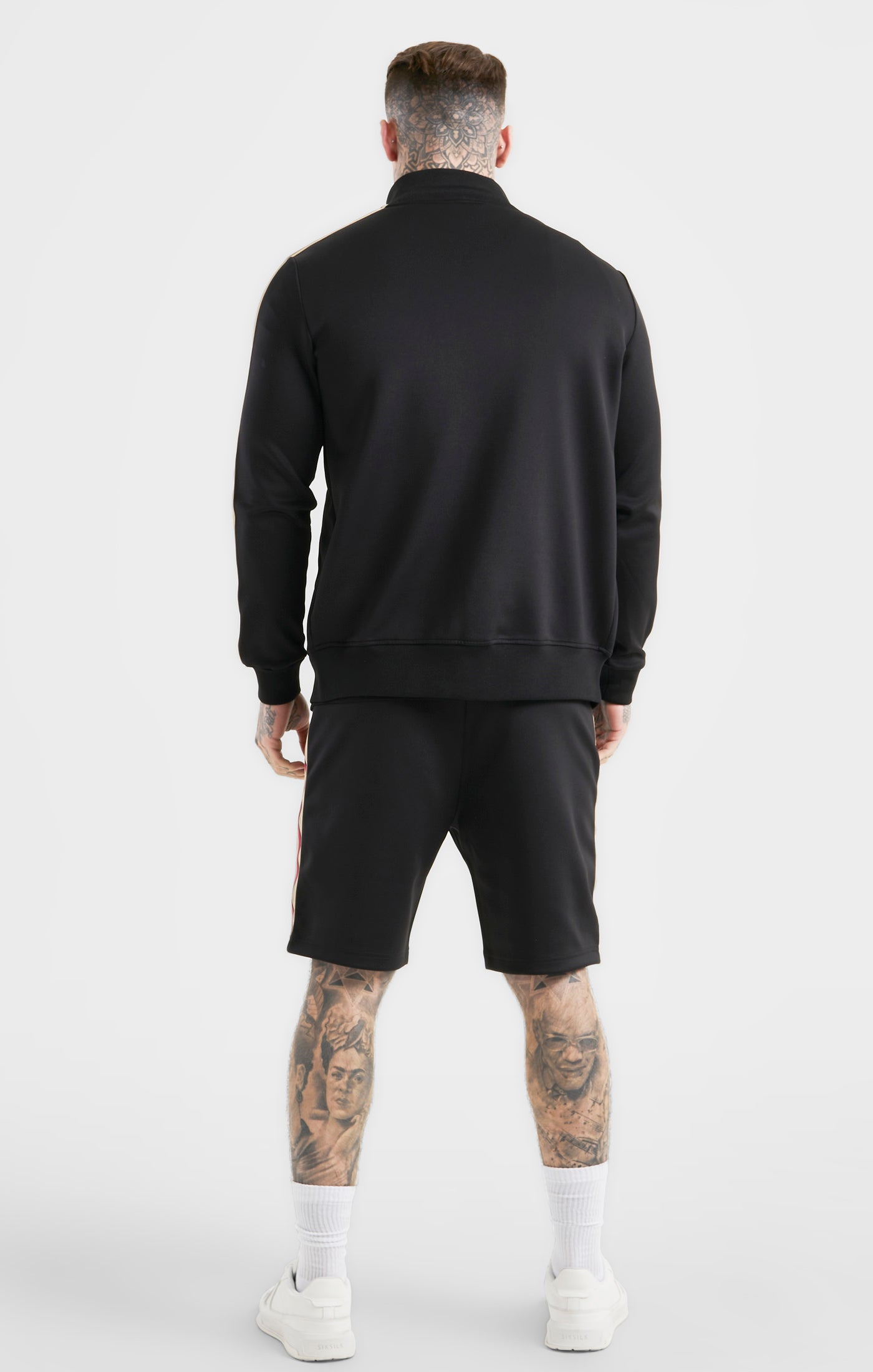 Load image into Gallery viewer, Messi x SikSilk Poly Funnel Zip Through - Black (4)