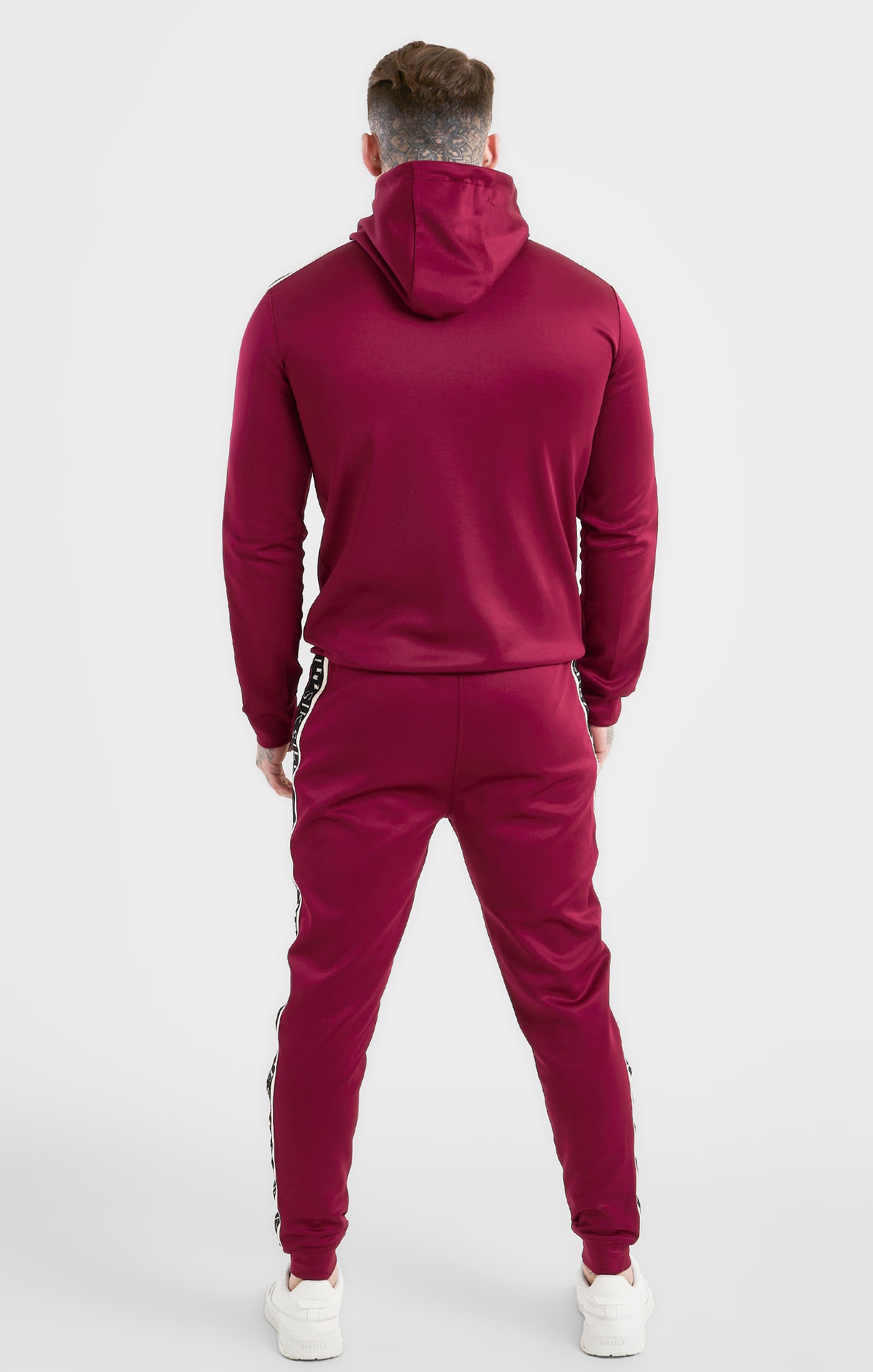 Load image into Gallery viewer, Messi x SikSilk Taped Pant - Burgundy (4)
