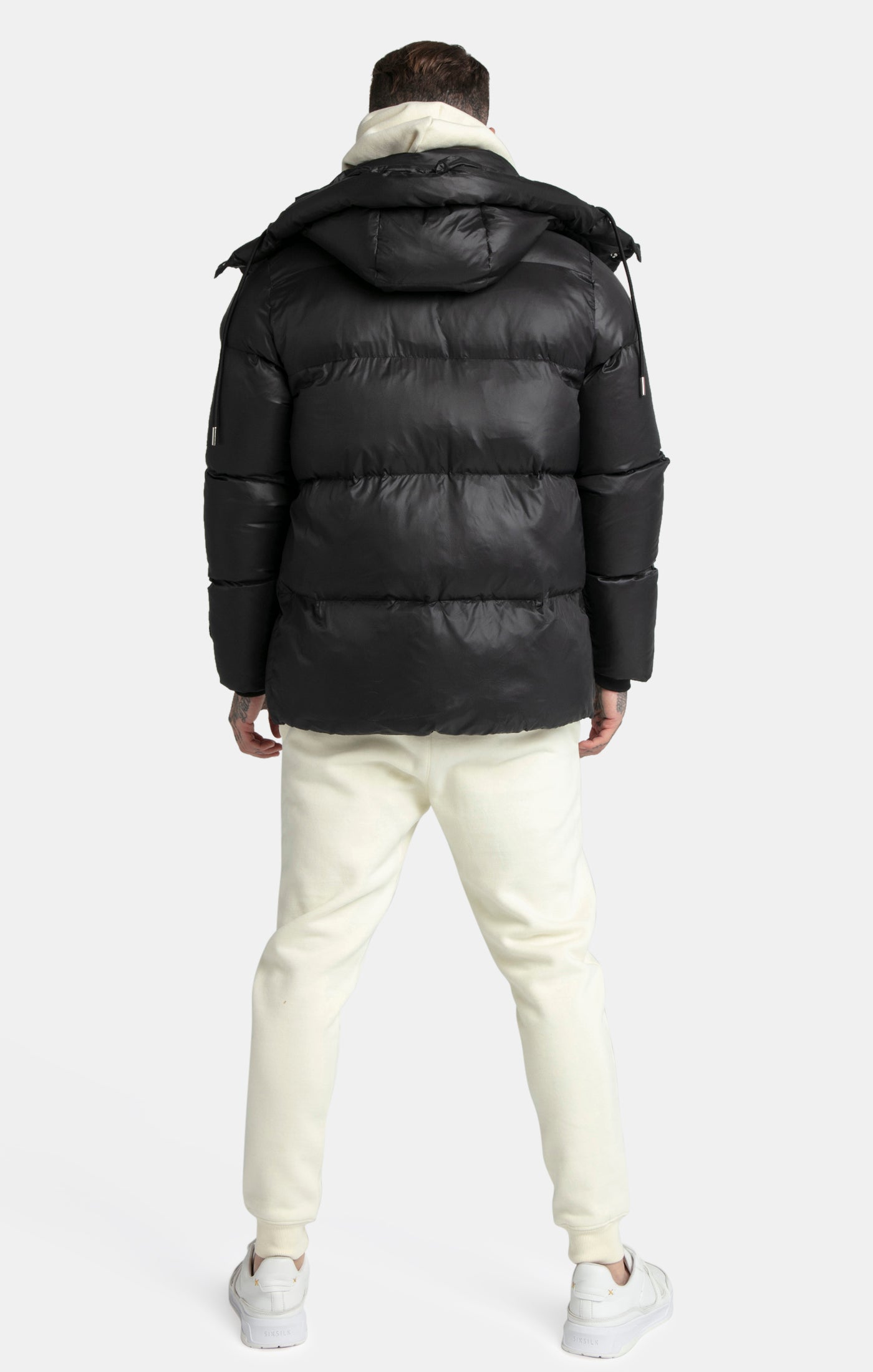 Load image into Gallery viewer, Messi x SikSilk Black Puffer Jacket (4)