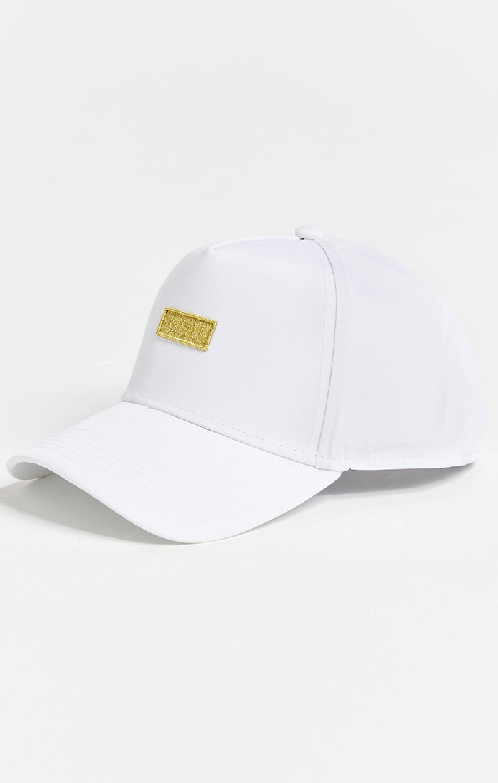 Load image into Gallery viewer, White Infinity Nylon Trucker Cap