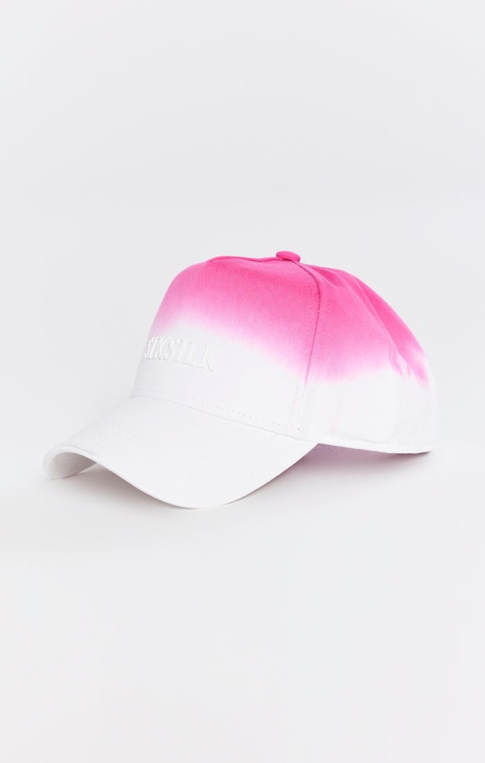 Load image into Gallery viewer, Pink Fade Cotton Trucker Hat