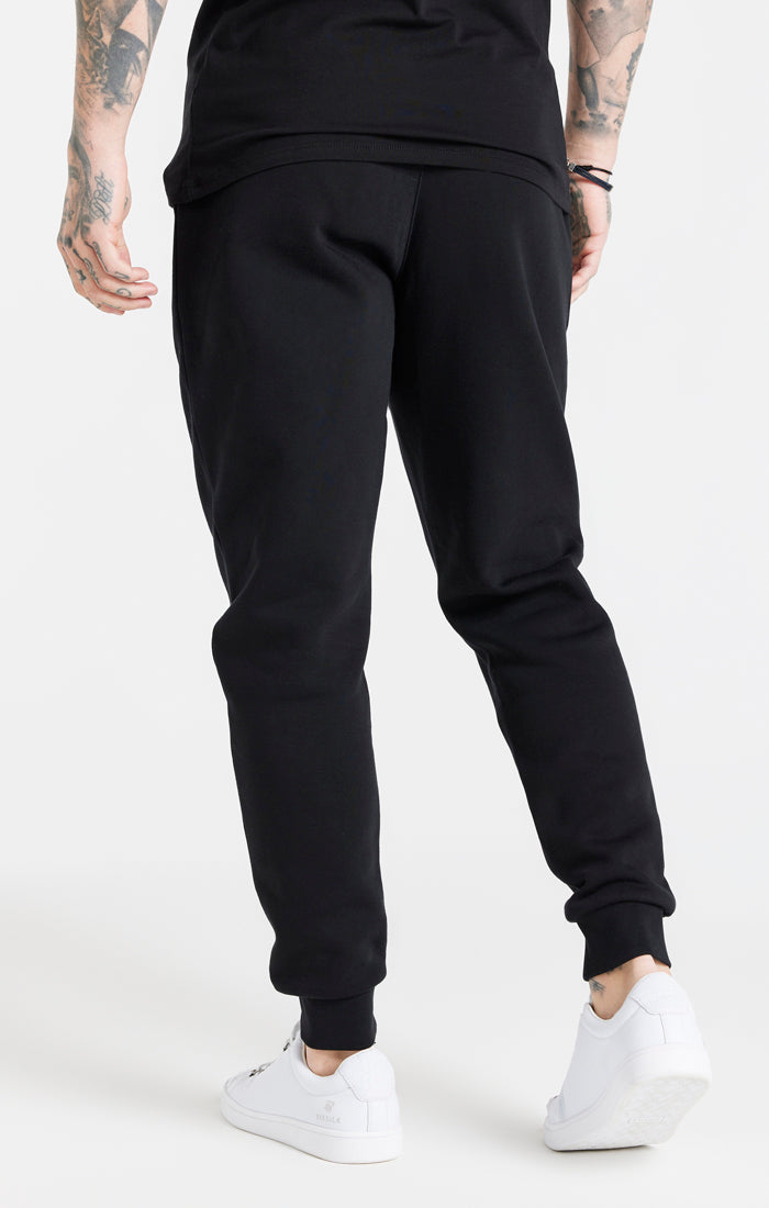 Load image into Gallery viewer, Black Essential Cuffed Jogger (3)