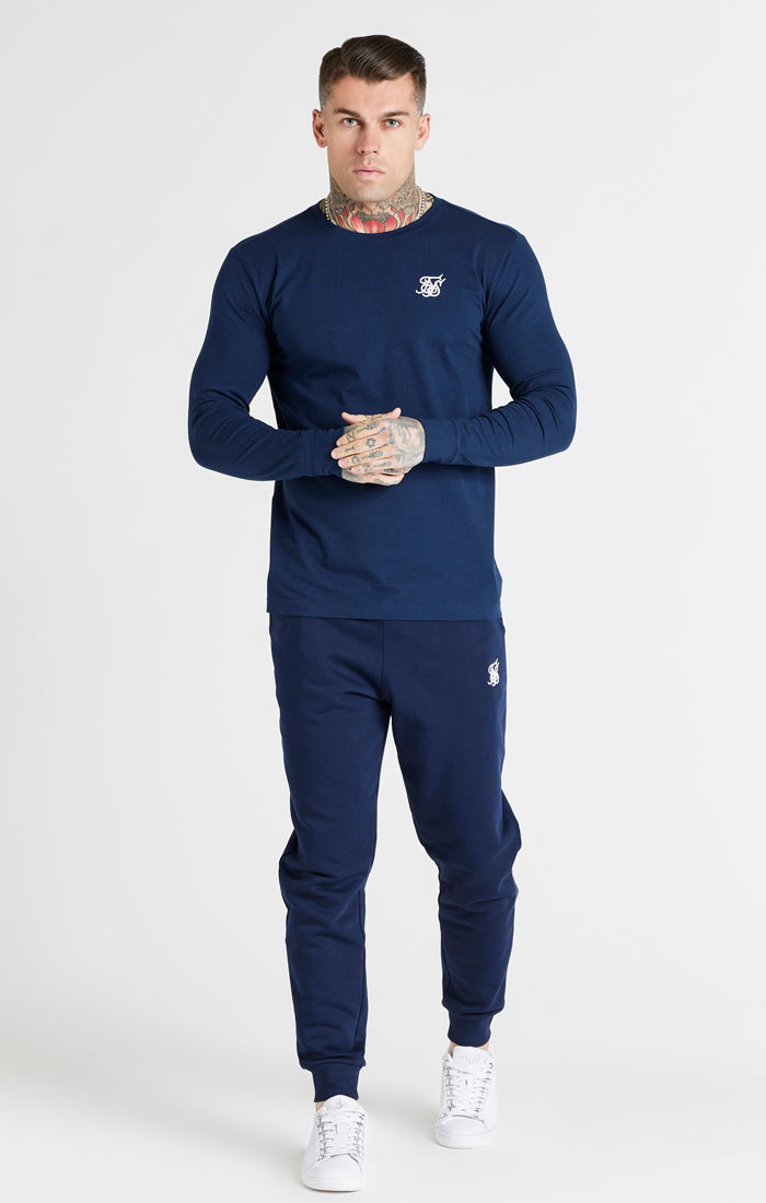 Load image into Gallery viewer, Navy Essential Cuffed Jogger (3)
