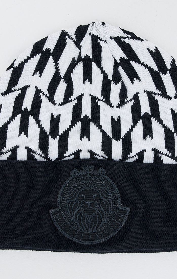 Load image into Gallery viewer, Black Messi x SikSilk Aop Cuff Beanie (1)