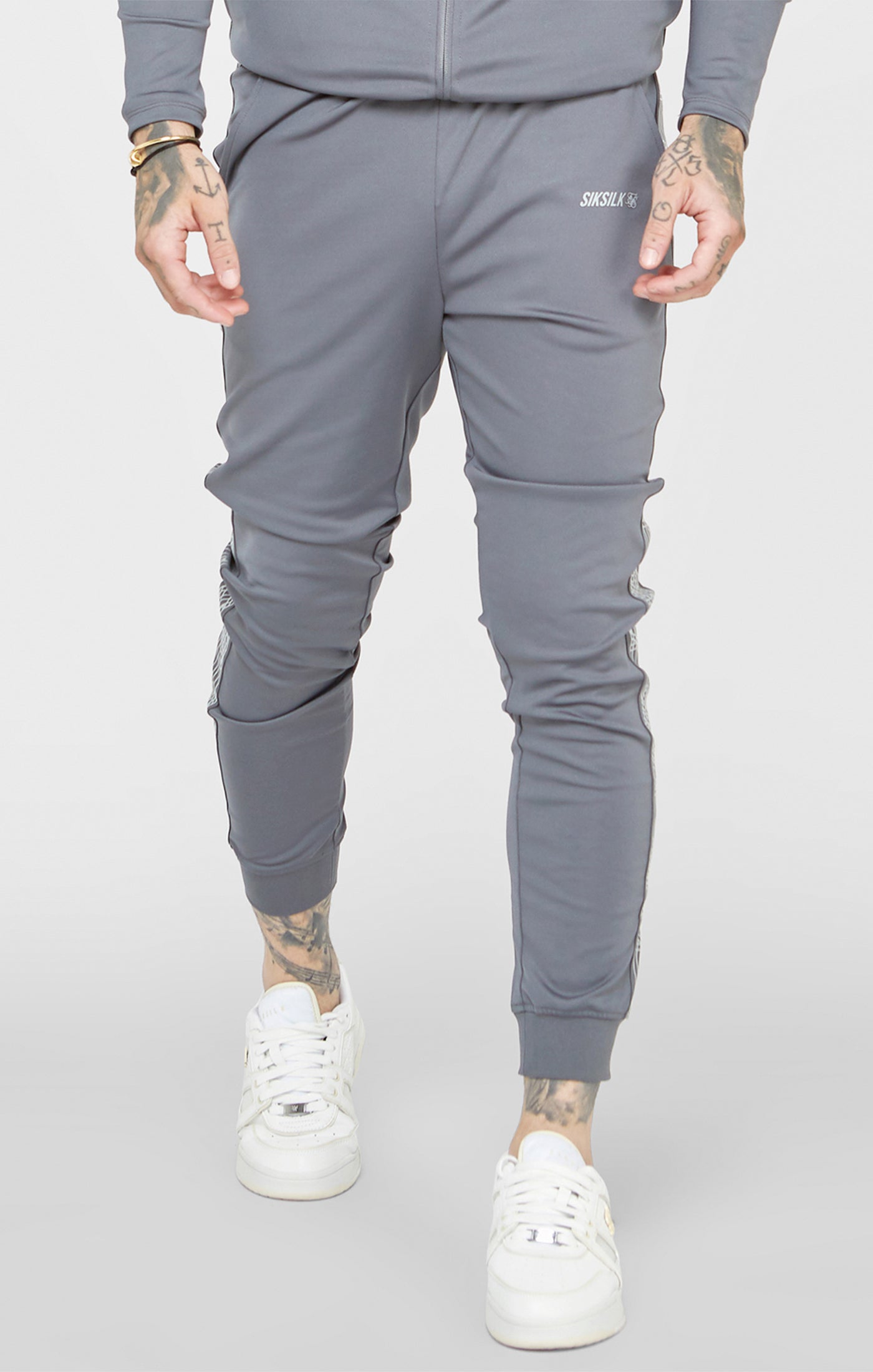 Load image into Gallery viewer, Grey Sports Cuffed Pant (1)