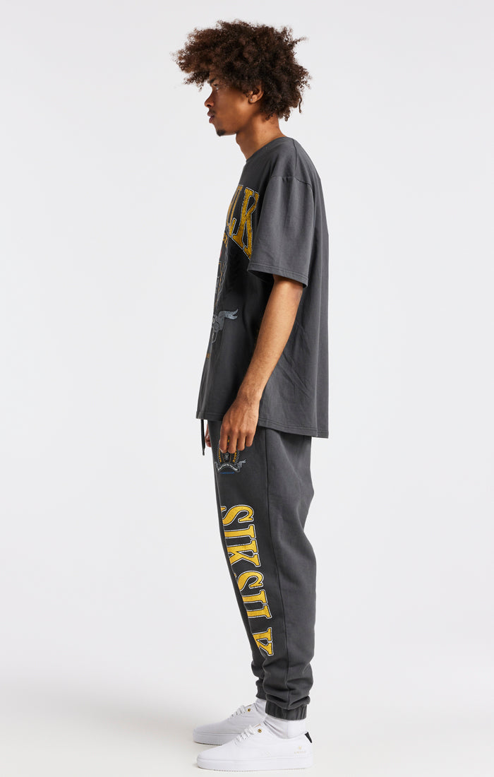 Load image into Gallery viewer, Grey Varsity Jogger (4)