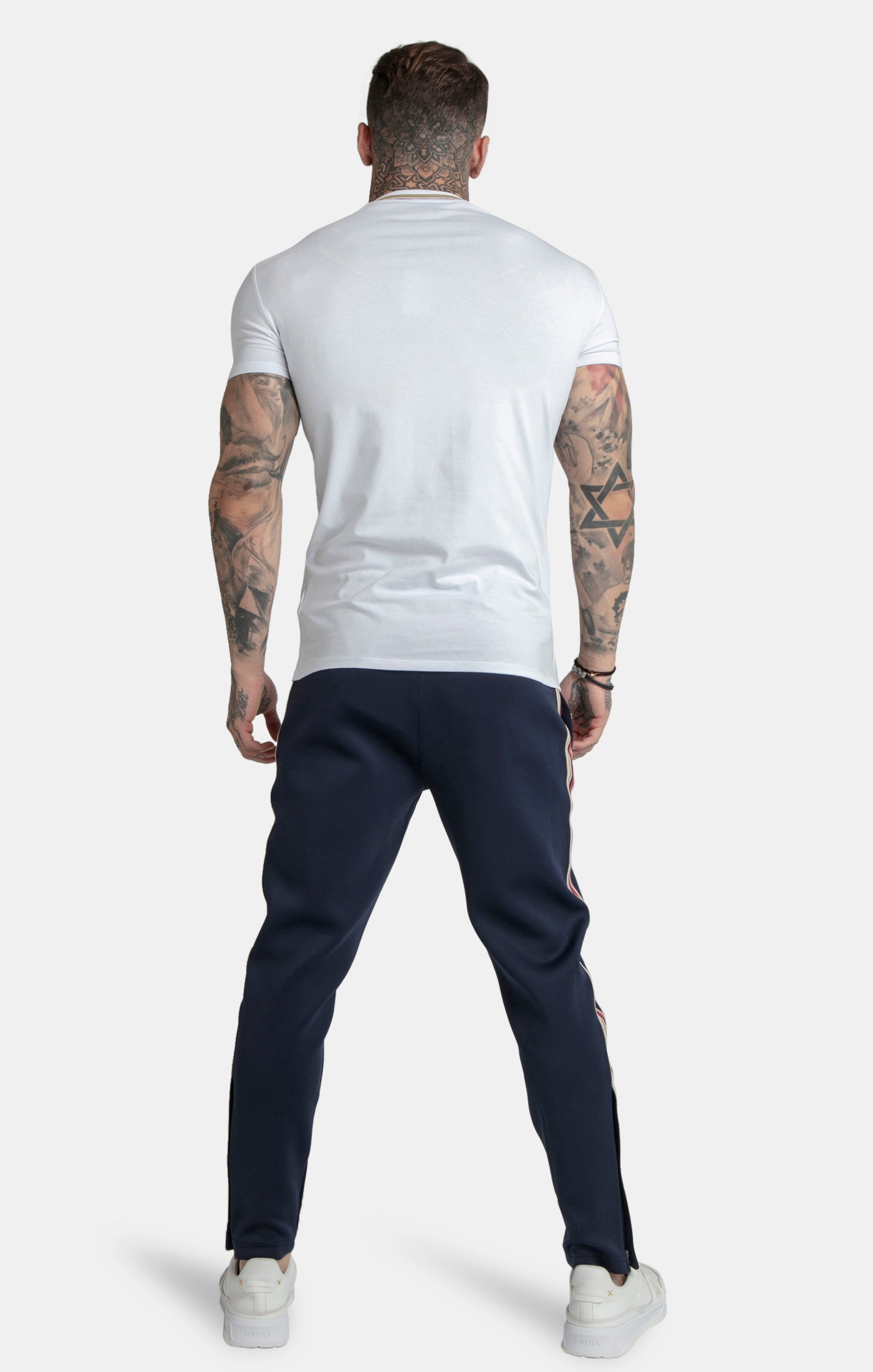 Load image into Gallery viewer, Messi x SikSilk White Muscle Fit T-Shirt (4)