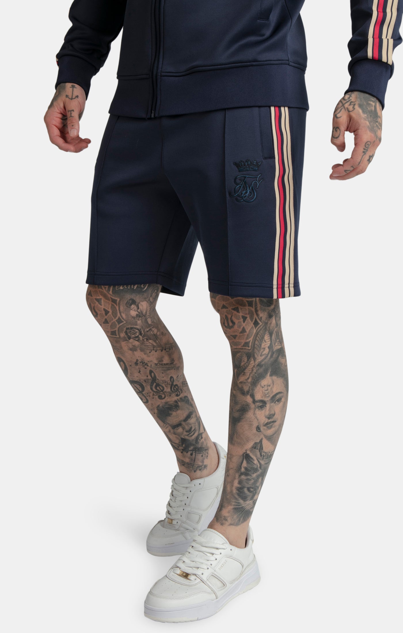 Load image into Gallery viewer, Messi x SikSilk Navy Loose Fit Short